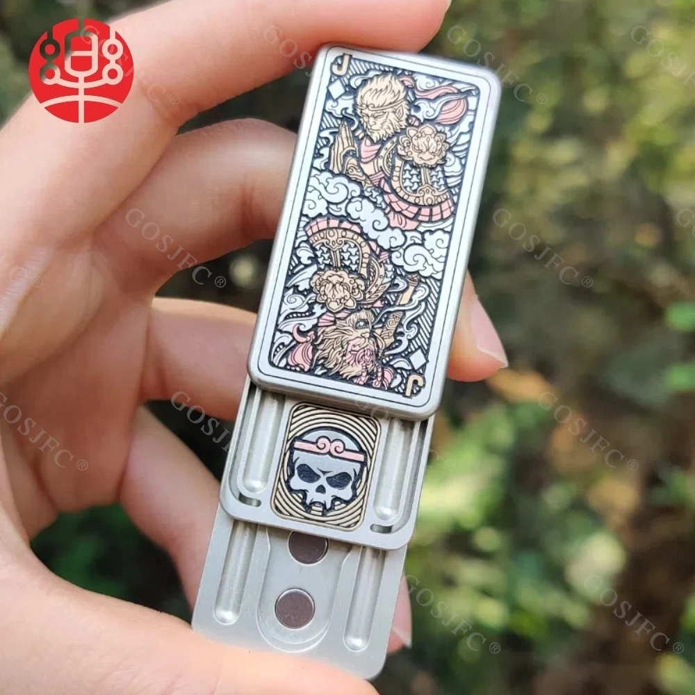 LEYANG EDC Wukong Tuning Fork Fidget Slider Cupronicked Carve Push Slider Stress Relief Toy Fidget Toys For Adults
LEYANG EDC Wukong Tuning Fork Fidget Slider Cupronicked Carve Push Slider Stress Relief Toy Fidget Toys For Adults