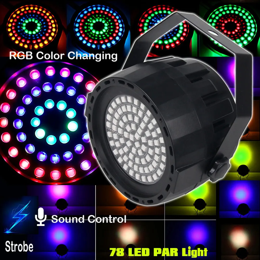 Strobe Light PAR LED Disco Party Light DMX 512 Sound Activated Stage Lighting for Nightclub Karaoke DJ Bar Game Show
Strobe Light PAR LED Disco Party Light DMX 512 Sound Activated Stage Lighting for Nightclub Karaoke DJ Bar Game Show