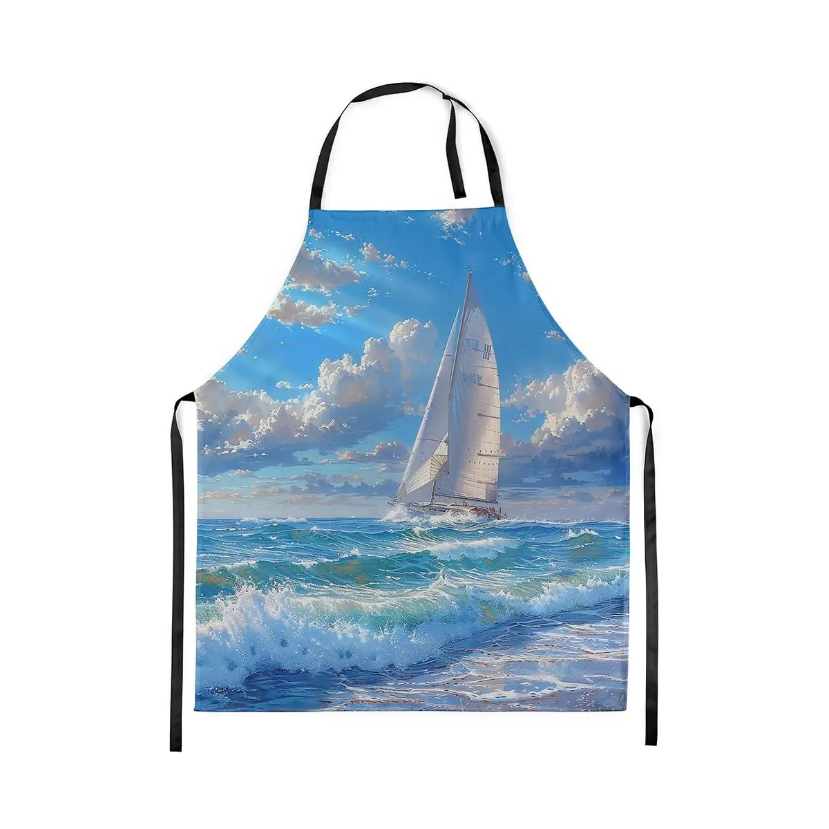 Sailing Boat Apron Nautical Adventure Apron Ocean Wave Scenery Kitchen Apron
Sailing Boat Apron Nautical Adventure Apron Ocean Wave Scenery Kitchen Apron