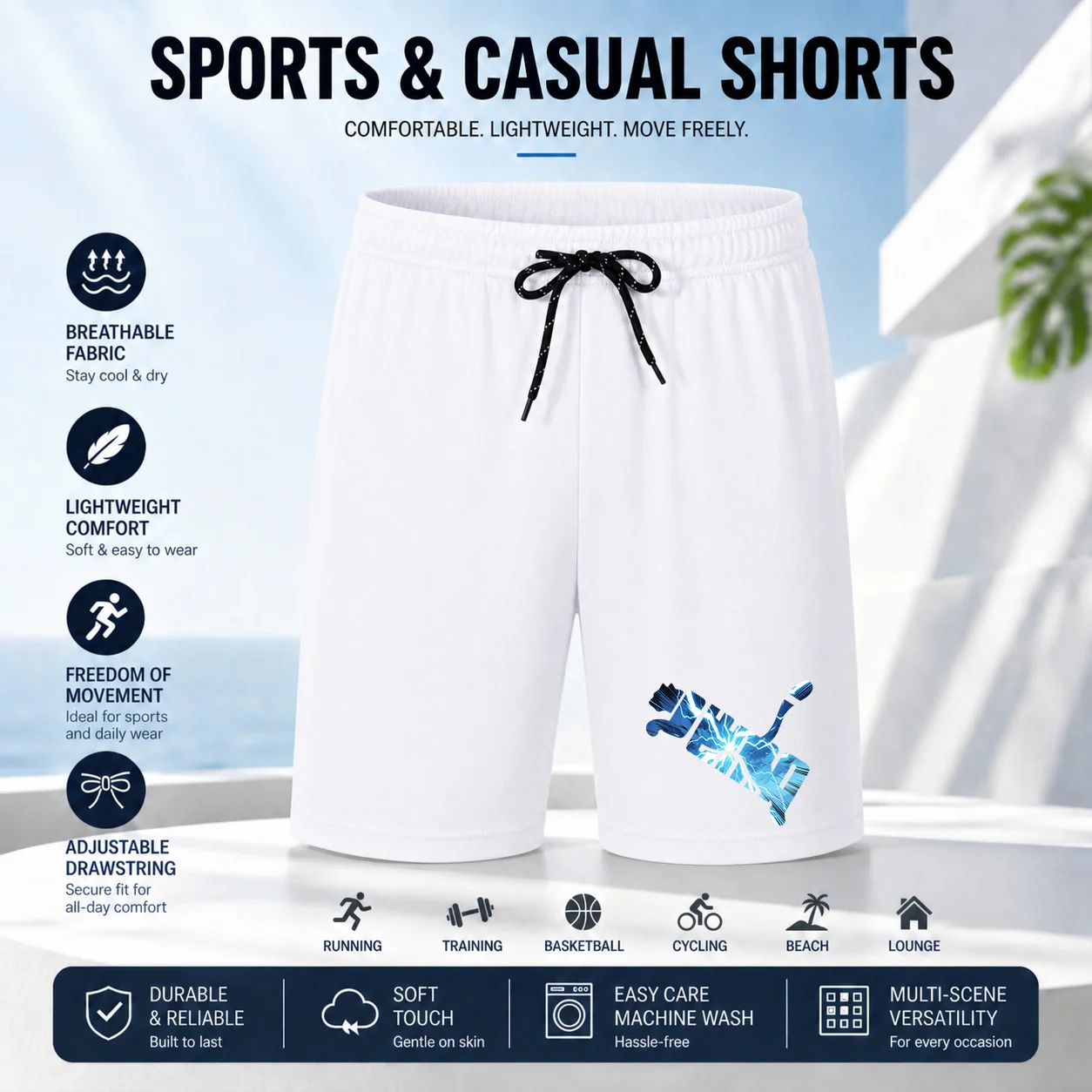 Summer Men Running Shorts Fitness Gym Training 2 in 1 Sports Shorts Quick Dry WorkoutJogging Shorts
Summer Men Running Shorts Fitness Gym Training 2 in 1 Sports Shorts Quick Dry WorkoutJogging Shorts