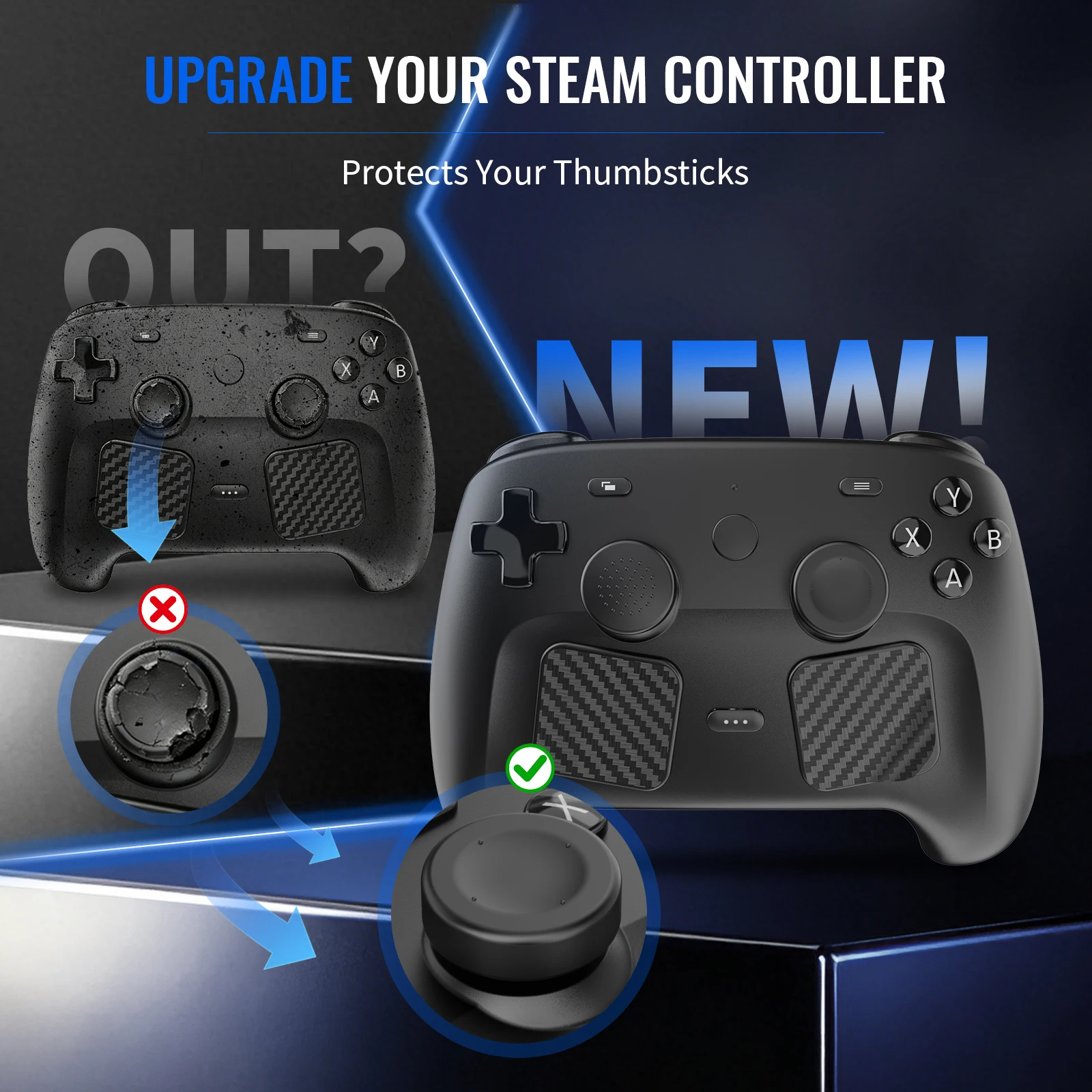 Games Silicone Thumb Grip For Steam Controller 2 2026 Joystick Cap Video Game Controller Accessories
Games Silicone Thumb Grip For Steam Controller 2 2026 Joystick Cap Video Game Controller Accessories