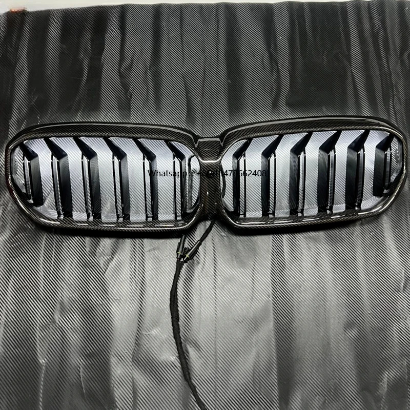 LED luminous Racing Grills for G20 G30 G32 G14 G15 G16 IX3 G08 G01 G02 G05 G06 G07 G12 Carbon Fiber Front Grille Replacement
LED luminous Racing Grills for G20 G30 G32 G14 G15 G16 IX3 G08 G01 G02 G05 G06 G07 G12 Carbon Fiber Front Grille Replacement