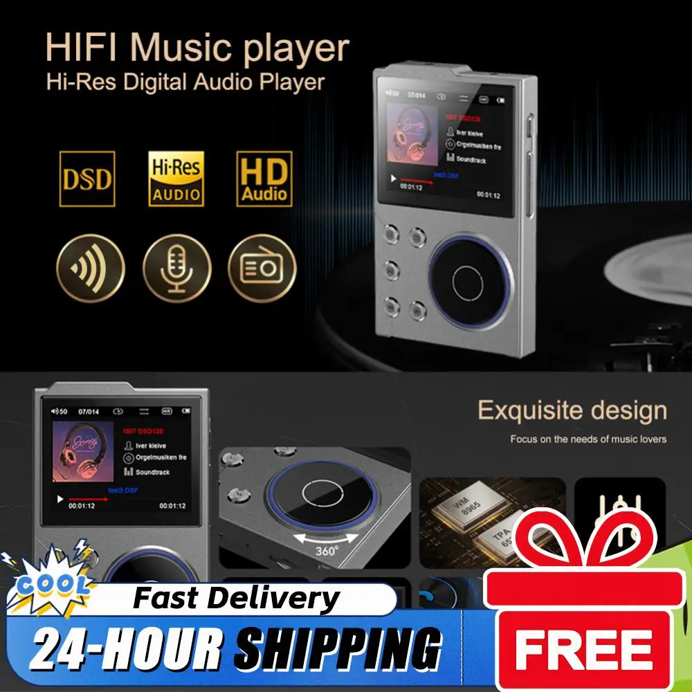 Hi-Fi MP3-плеер, цифровой аудиоплеер DSD без потерь, портативный аудиоплеер, поддержка карт памяти до 256 ГБ
Hi-Fi MP3-плеер, цифровой аудиоплеер DSD без потерь, портативный аудиоплеер, поддержка карт памяти до 256 ГБ