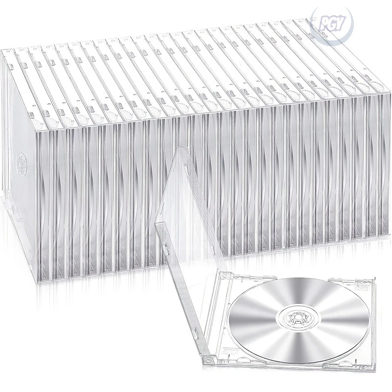 5/10pcs 10.4mm Standard Single-Sided Transparent CD Disc Boxes With Clear Tray Durable Acrylic Storage For CDs DVDs Organizing
5/10pcs 10.4mm Standard Single-Sided Transparent CD Disc Boxes With Clear Tray Durable Acrylic Storage For CDs DVDs Organizing