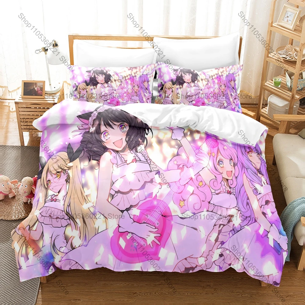 Trendy Show By Rock! Printed Bedding Set, Duvet Cover plus 2 Pillowcases, Rock Music Style Soft Microfiber Home Textiles
Trendy Show By Rock! Printed Bedding Set, Duvet Cover plus 2 Pillowcases, Rock Music Style Soft Microfiber Home Textiles