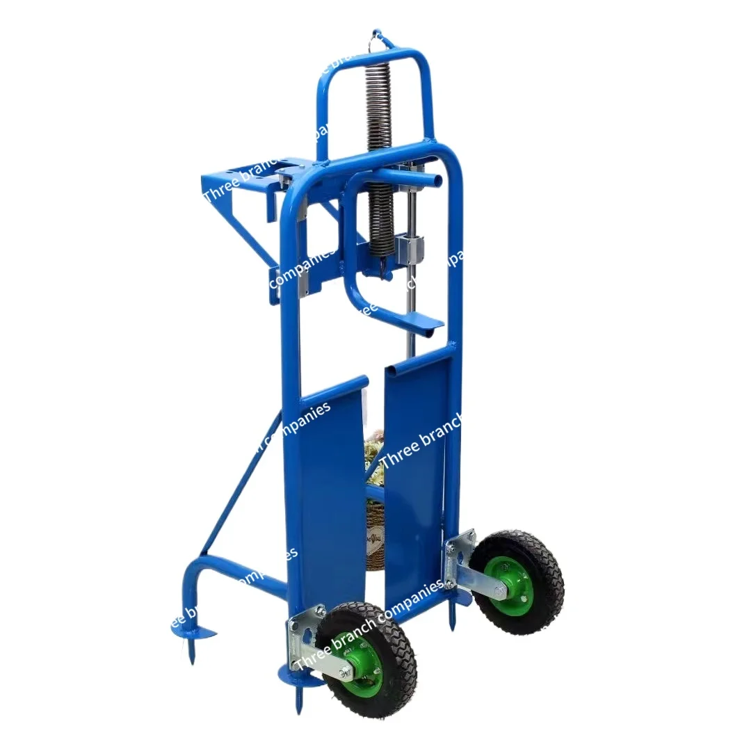 Foot-stepping ground drilling rack Hand-cranked hand-pushed agricultural ground drilling rack Shelf for small planting machine
Foot-stepping ground drilling rack Hand-cranked hand-pushed agricultural ground drilling rack Shelf for small planting machine