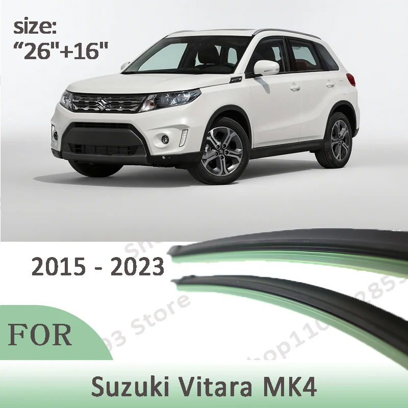 Wiper Front Wiper Blades Set For Suzuki Vitara MK4 2015 - 2023 Windshield Windscreen Window Brushes 24"+16"
Wiper Front Wiper Blades Set For Suzuki Vitara MK4 2015 - 2023 Windshield Windscreen Window Brushes 24"+16"
