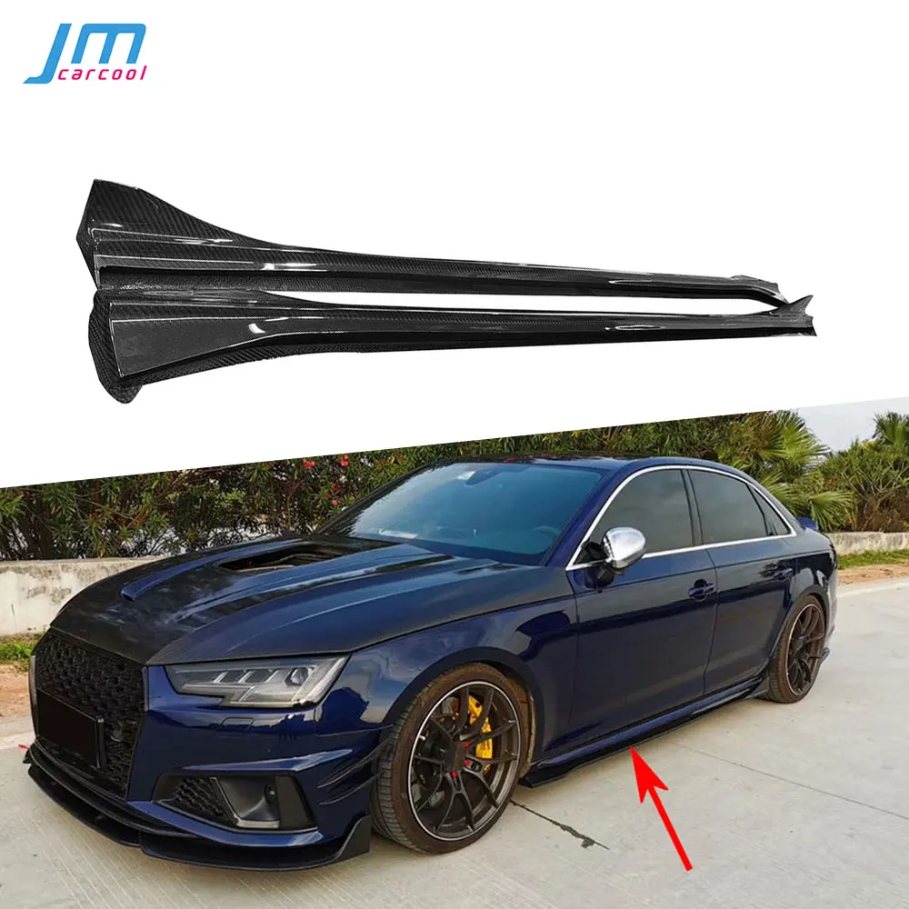 Prepreg Dry Carbon Side Skirts Spoiler For Audi A4 Sline Sport S4 Sedan B10 2019 2020 FRP Door Bumper Lip Covers FRP
Prepreg Dry Carbon Side Skirts Spoiler For Audi A4 Sline Sport S4 Sedan B10 2019 2020 FRP Door Bumper Lip Covers FRP