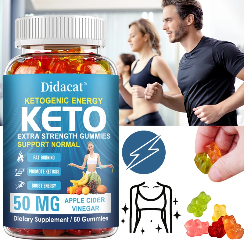 Keto + Apple Cider Vinegar Gummies - Fat Burn, Weight Management, Metabolism Boost & Detox, For Men & Women, 30/60 Gummies
Keto + Apple Cider Vinegar Gummies - Fat Burn, Weight Management, Metabolism Boost & Detox, For Men & Women, 30/60 Gummies