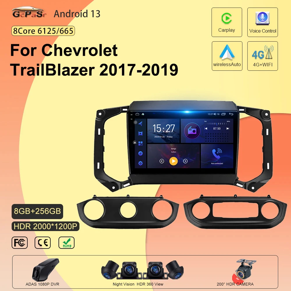 Автомагнитола для Chevrolet TrailBlazer 2017-2019, Android 13, gps, Dvd, стерео, мультимедиа, Wi-Fi, GPS-навигация, 2din, DVD, GPS, IPS
Автомагнитола для Chevrolet TrailBlazer 2017-2019, Android 13, gps, Dvd, стерео, мультимедиа, Wi-Fi, GPS-навигация, 2din, DVD, GPS, IPS