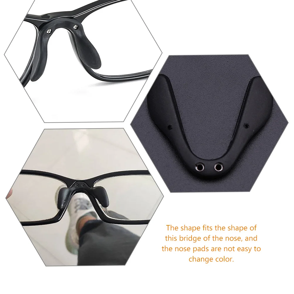 6 Pcs Nose Pads for Glasses Eyeglass Parts Frames Rubber Mat Child Cycling Sports Adjustable Comfortable Durable
6 Pcs Nose Pads for Glasses Eyeglass Parts Frames Rubber Mat Child Cycling Sports Adjustable Comfortable Durable