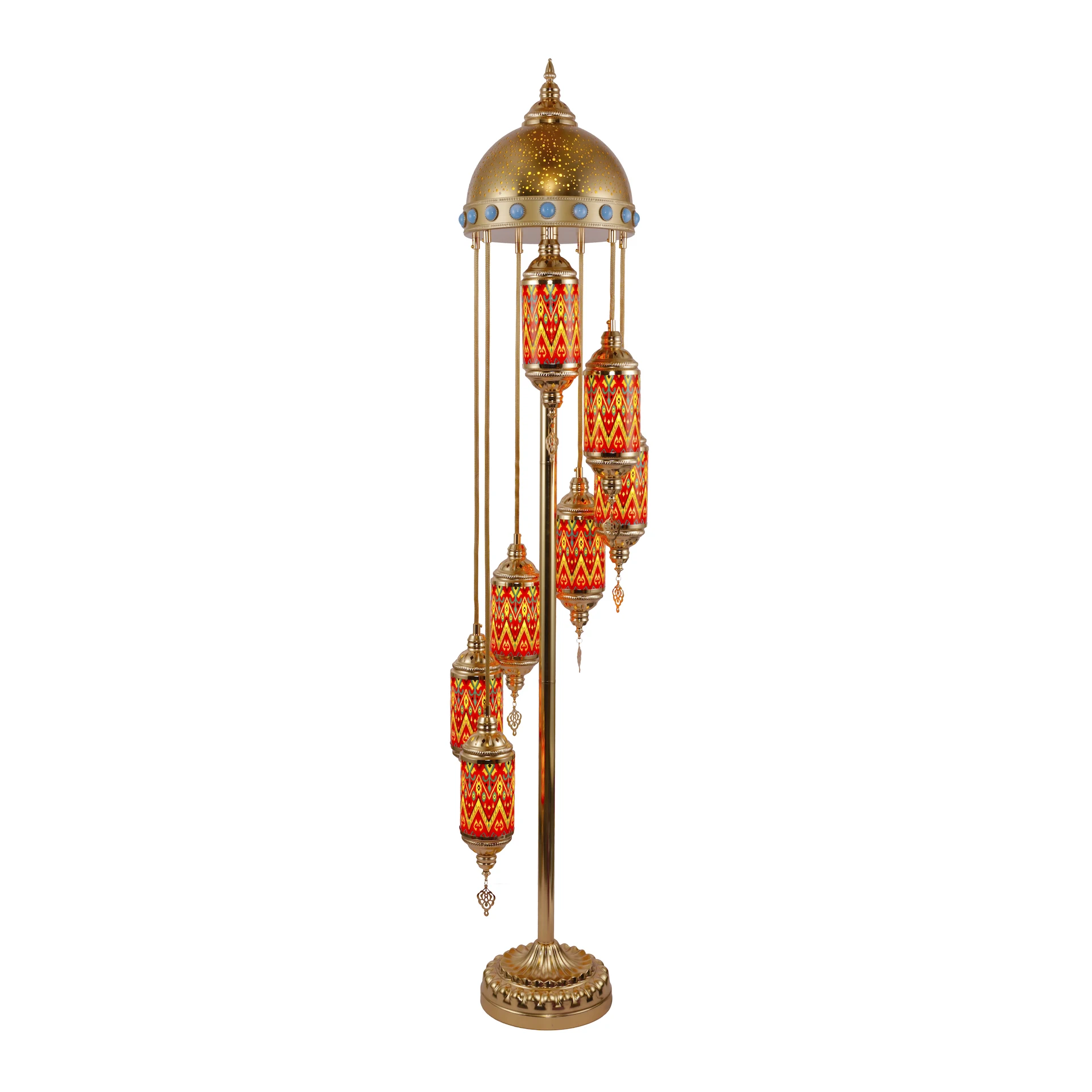 Turkish Style Handmade Mosaic Floor Lamp with Fluorescent Light Source New Design French Gold with Cap for Home Decoration
Turkish Style Handmade Mosaic Floor Lamp with Fluorescent Light Source New Design French Gold with Cap for Home Decoration