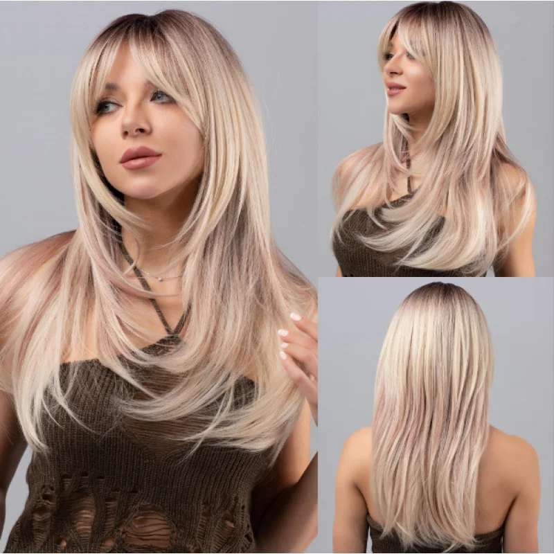 New Arrival European and American Style Medium Long Straight Hair Wig Multiple Colors Available Synthetic Fiber Wig
New Arrival European and American Style Medium Long Straight Hair Wig Multiple Colors Available Synthetic Fiber Wig
