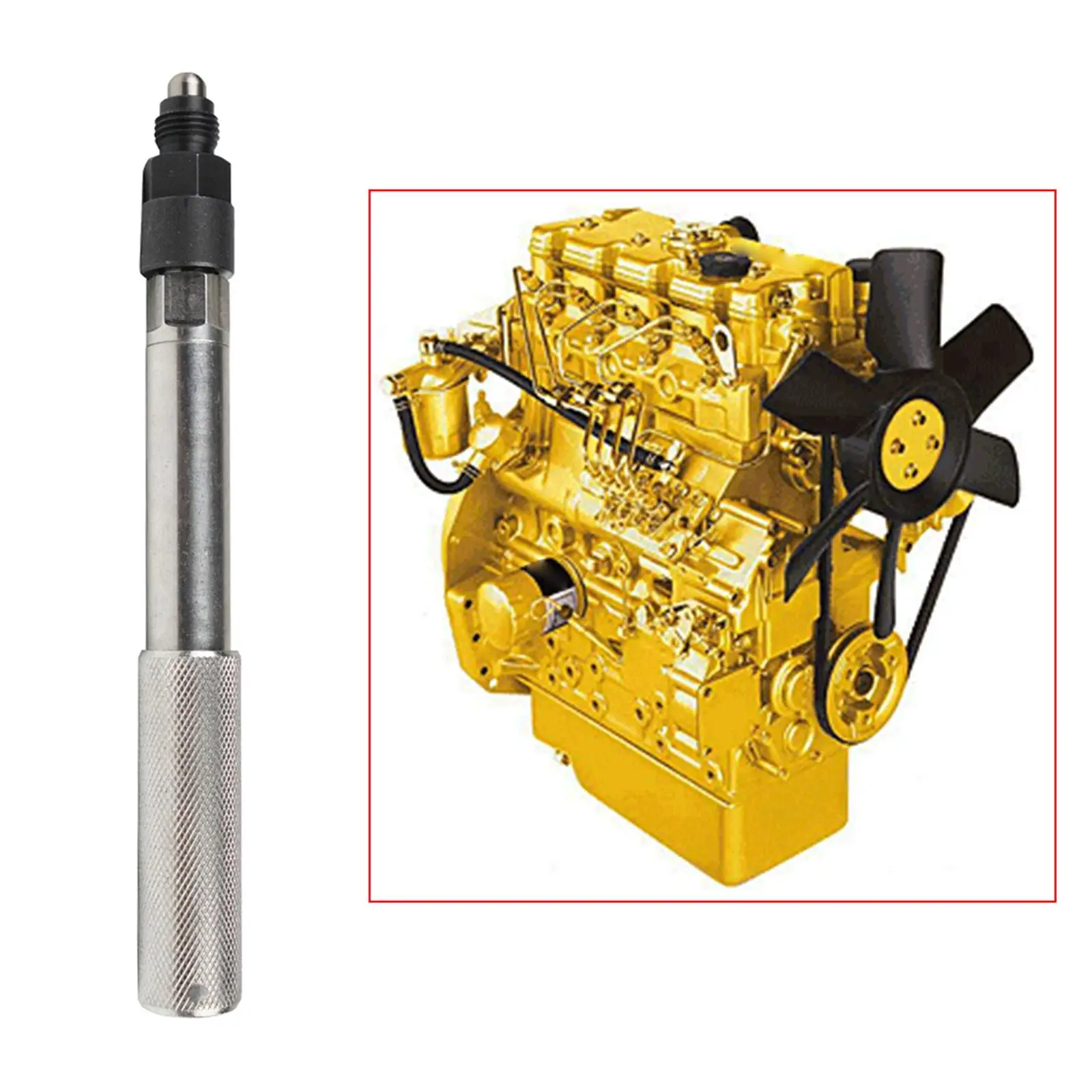 Automatic Timing Pin Metal Valve Injection Timing Tool for Caterpillar (Cat) 3200/3406 Engines Fittings Simple Installation
Automatic Timing Pin Metal Valve Injection Timing Tool for Caterpillar (Cat) 3200/3406 Engines Fittings Simple Installation
