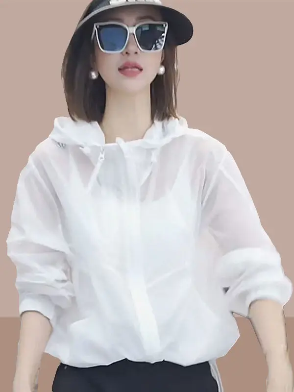 Ice Silk Women's Short Lightweight Summer Outdoor Breathable Sun Protection Jacket Commute Style Loose Fit Long Sleeve Zipper
Ice Silk Women's Short Lightweight Summer Outdoor Breathable Sun Protection Jacket Commute Style Loose Fit Long Sleeve Zipper