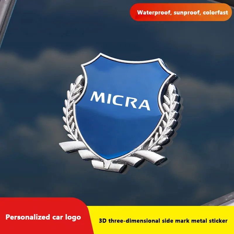 Car 3D Shield Emblem Metal Badge Car Trunk Window Side Emblem Badge Decal Sticker For Nissan Micra Car Accessories
Car 3D Shield Emblem Metal Badge Car Trunk Window Side Emblem Badge Decal Sticker For Nissan Micra Car Accessories