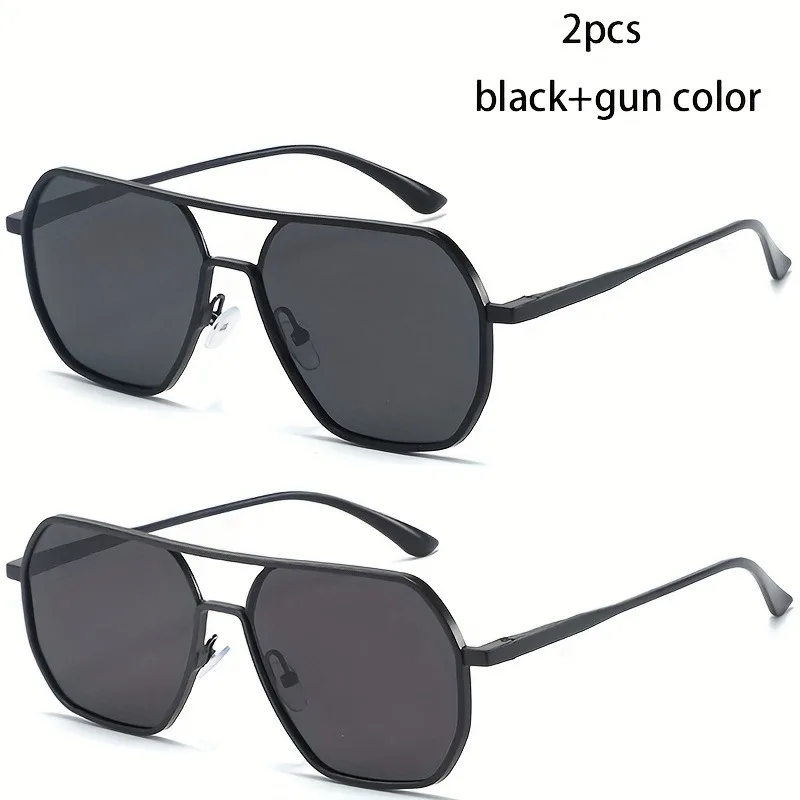2pairs of New Fashionable Dual Beam Polarized Day and Night Dual-use Polarized Outdoor Driving Fishing Color Changing Sunglasses
2pairs of New Fashionable Dual Beam Polarized Day and Night Dual-use Polarized Outdoor Driving Fishing Color Changing Sunglasses