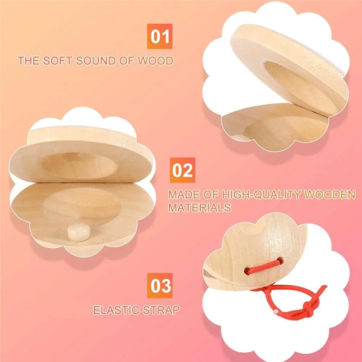 T34C 24 Pcs Castanets Wooden Musical Instrument Finger Castanets Baby Castanet Hand Finger Castanets Classroom DIY Wooden
T34C 24 Pcs Castanets Wooden Musical Instrument Finger Castanets Baby Castanet Hand Finger Castanets Classroom DIY Wooden