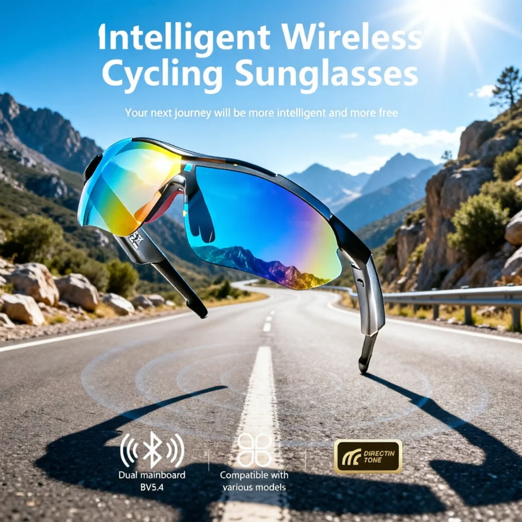 New Arrival AI Smart Cycling Glasses Bluetooth Audio Voice Assistant UV400 Protection Waterproof Eyewear
New Arrival AI Smart Cycling Glasses Bluetooth Audio Voice Assistant UV400 Protection Waterproof Eyewear
