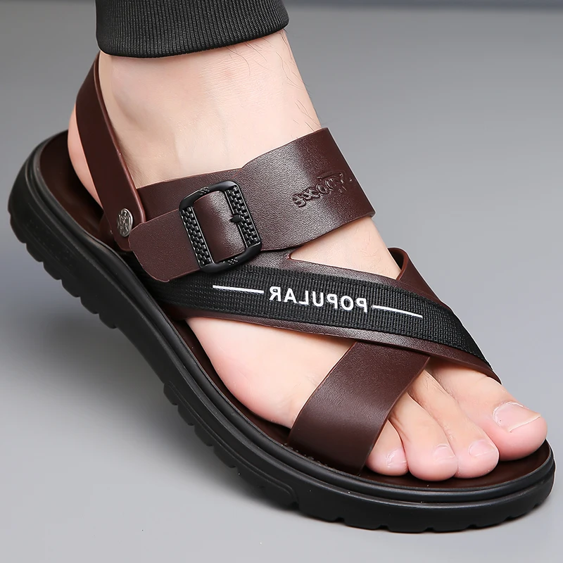 Men's Summer Trendy Print Slip-On Sandals Anti-Slip Wear-Resistant Outdoor Dual-Wear Soft-Soled Breathable Beach Shoes-2381
Men's Summer Trendy Print Slip-On Sandals Anti-Slip Wear-Resistant Outdoor Dual-Wear Soft-Soled Breathable Beach Shoes-2381