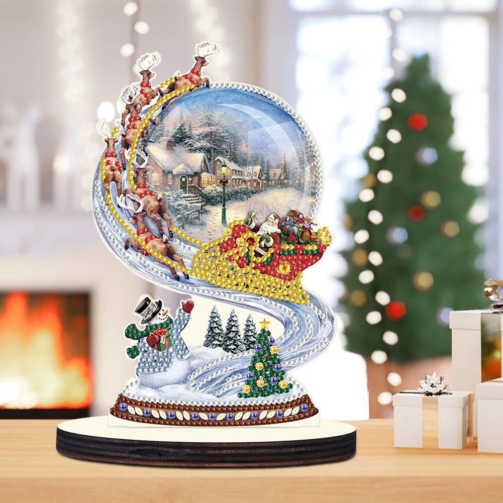 Christmas Snowman Diamond Art Table Decor Wooden Desktop Diamond Painting Ornament Table Top Diamond Painting Decor
Christmas Snowman Diamond Art Table Decor Wooden Desktop Diamond Painting Ornament Table Top Diamond Painting Decor