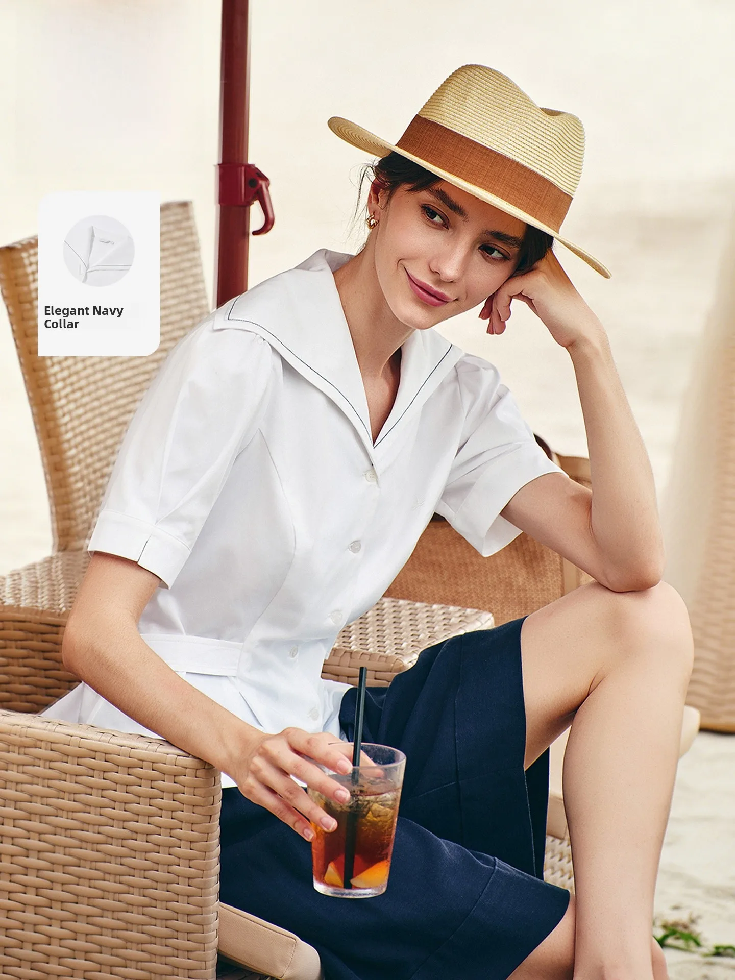 Ele Navigare Women's White irt ort Sve Slim Fit Adjustable Waist Belt Spring 2026 Faion Casual irt
Ele Navigare Women's White irt ort Sve Slim Fit Adjustable Waist Belt Spring 2026 Faion Casual irt