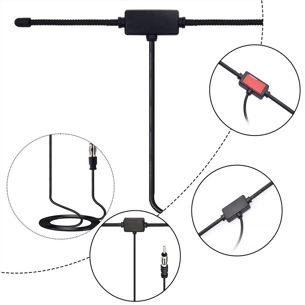 Car Dipole Antenna Unit Receiver Radio Antenna High Plug Fits Universal Connector Most Quality Vehicles Tuner Y1s6
Car Dipole Antenna Unit Receiver Radio Antenna High Plug Fits Universal Connector Most Quality Vehicles Tuner Y1s6