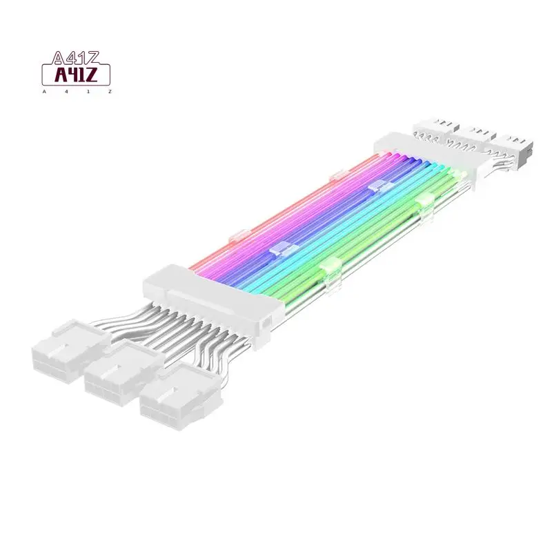 A41Z-PC Case PSU Extension ARGB Cable ATX 3X8PIN PCI-E GPU Neon Color Line ARGB Streamer Transfer Graphics Card Power Cable Dura
A41Z-PC Case PSU Extension ARGB Cable ATX 3X8PIN PCI-E GPU Neon Color Line ARGB Streamer Transfer Graphics Card Power Cable Dura