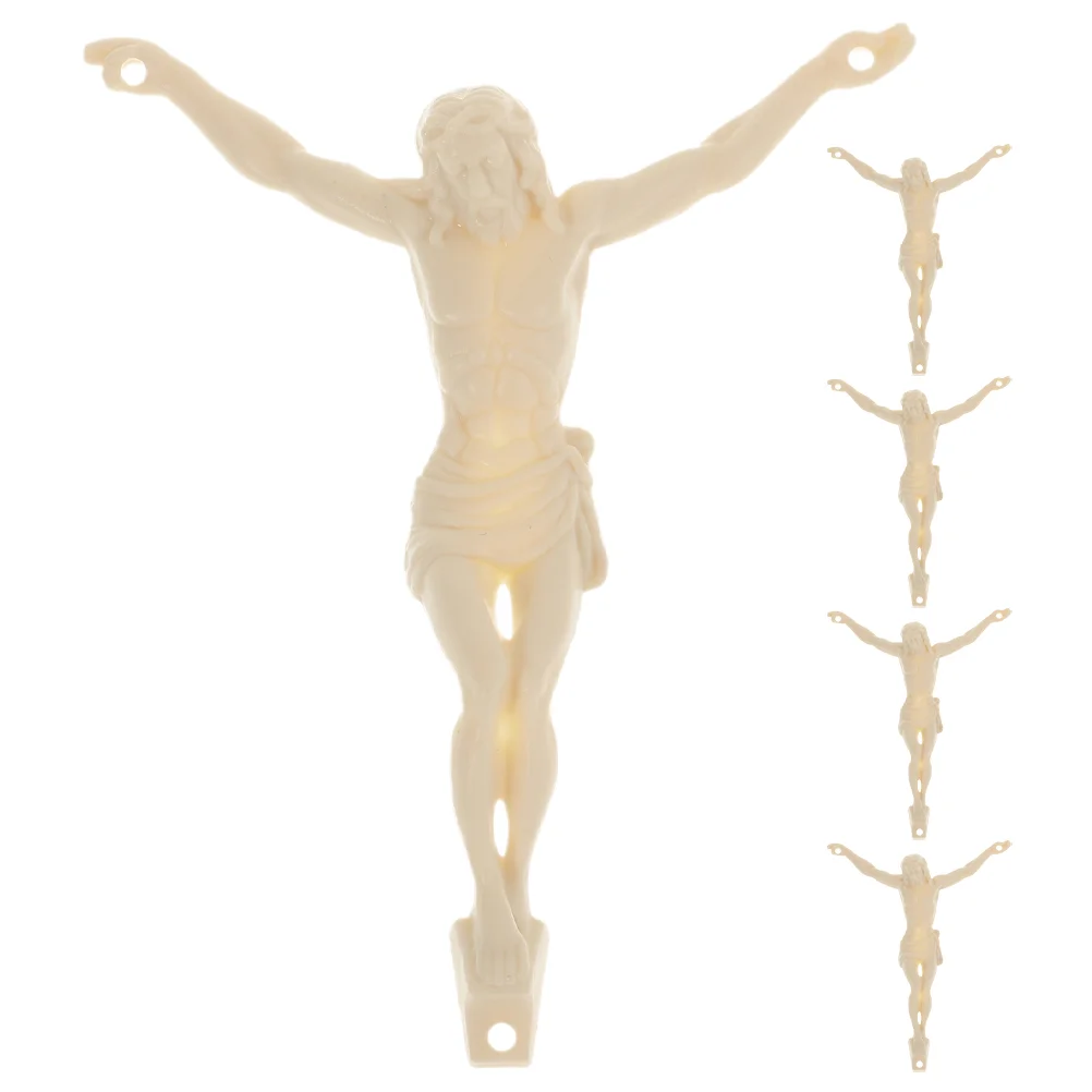 5 Pcs Jesus Figure Accessories Statue Decoration Small Religious DIY Plastic Figurine for Wall Cross Mother
5 Pcs Jesus Figure Accessories Statue Decoration Small Religious DIY Plastic Figurine for Wall Cross Mother