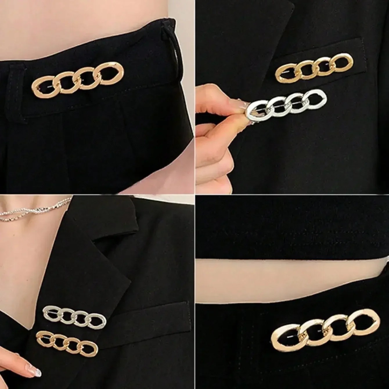 1pc/3pcs Multi-Purpose Detachable Alloy Buckle Belt For Adjusting Waist Of Pants, Jeans, Coats, Dresses, Easy To Use, Anti-SlipGive a gift
1pc/3pcs Multi-Purpose Detachable Alloy Buckle Belt For Adjusting Waist Of Pants, Jeans, Coats, Dresses, Easy To Use, Anti-SlipGive a gift