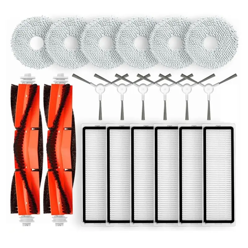 BOFO For Xiaomi Robot Vacuum S10+ / S10 Plus Vacuum Cleaner Replacement Accessories Main Side Brush Hepa Filter Mop Cloth Pads
BOFO For Xiaomi Robot Vacuum S10+ / S10 Plus Vacuum Cleaner Replacement Accessories Main Side Brush Hepa Filter Mop Cloth Pads