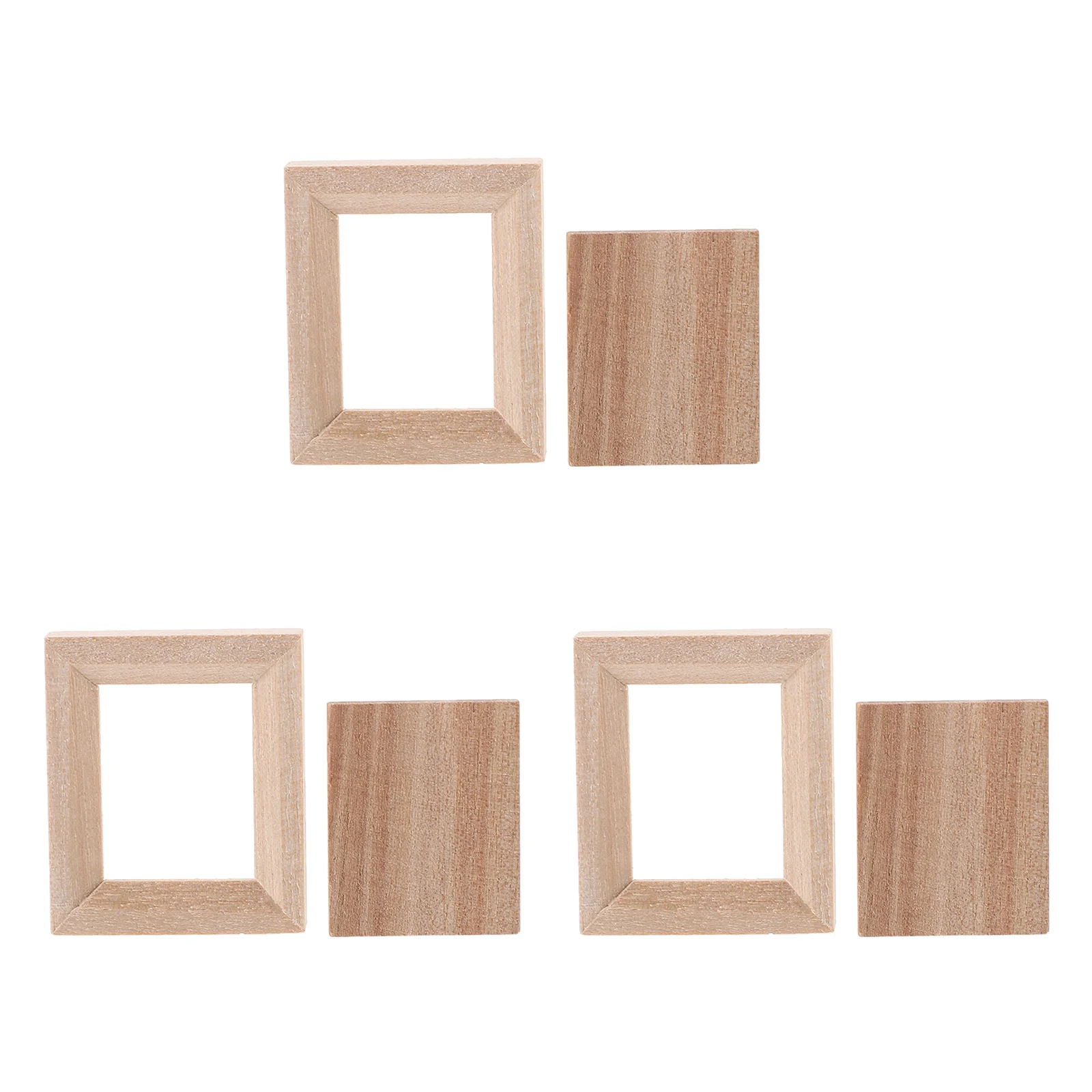 3pcs Miniature Photo Frame Wood Mini Painting Picture Frame House Furniture Supplies
3pcs Miniature Photo Frame Wood Mini Painting Picture Frame House Furniture Supplies