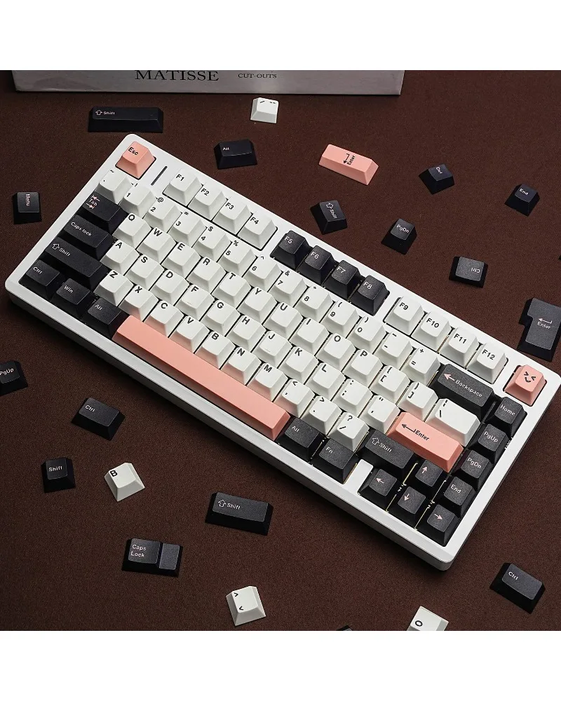 PBT Five-Sided Dye Sublimation Olivia Keycaps Multilingual Layout Cangjie Arabic Korean German French Spanish Russian
PBT Five-Sided Dye Sublimation Olivia Keycaps Multilingual Layout Cangjie Arabic Korean German French Spanish Russian
