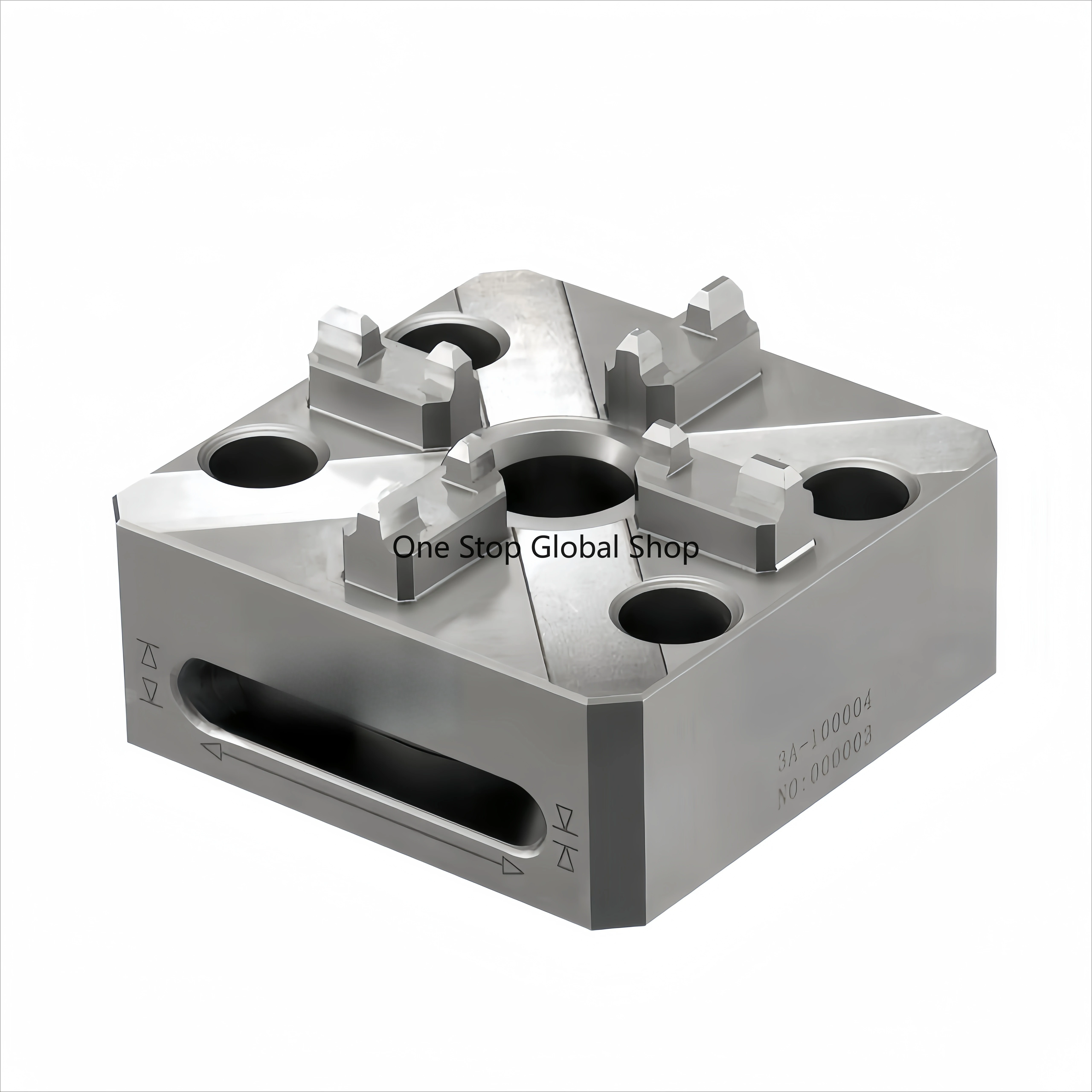 Manual 4 Jaw Chuck System Size 90 ITS Standard Interface 10000N 0.002mm for CNC Lathe EDM Spindle Grinding Milling 3A-100004
Manual 4 Jaw Chuck System Size 90 ITS Standard Interface 10000N 0.002mm for CNC Lathe EDM Spindle Grinding Milling 3A-100004