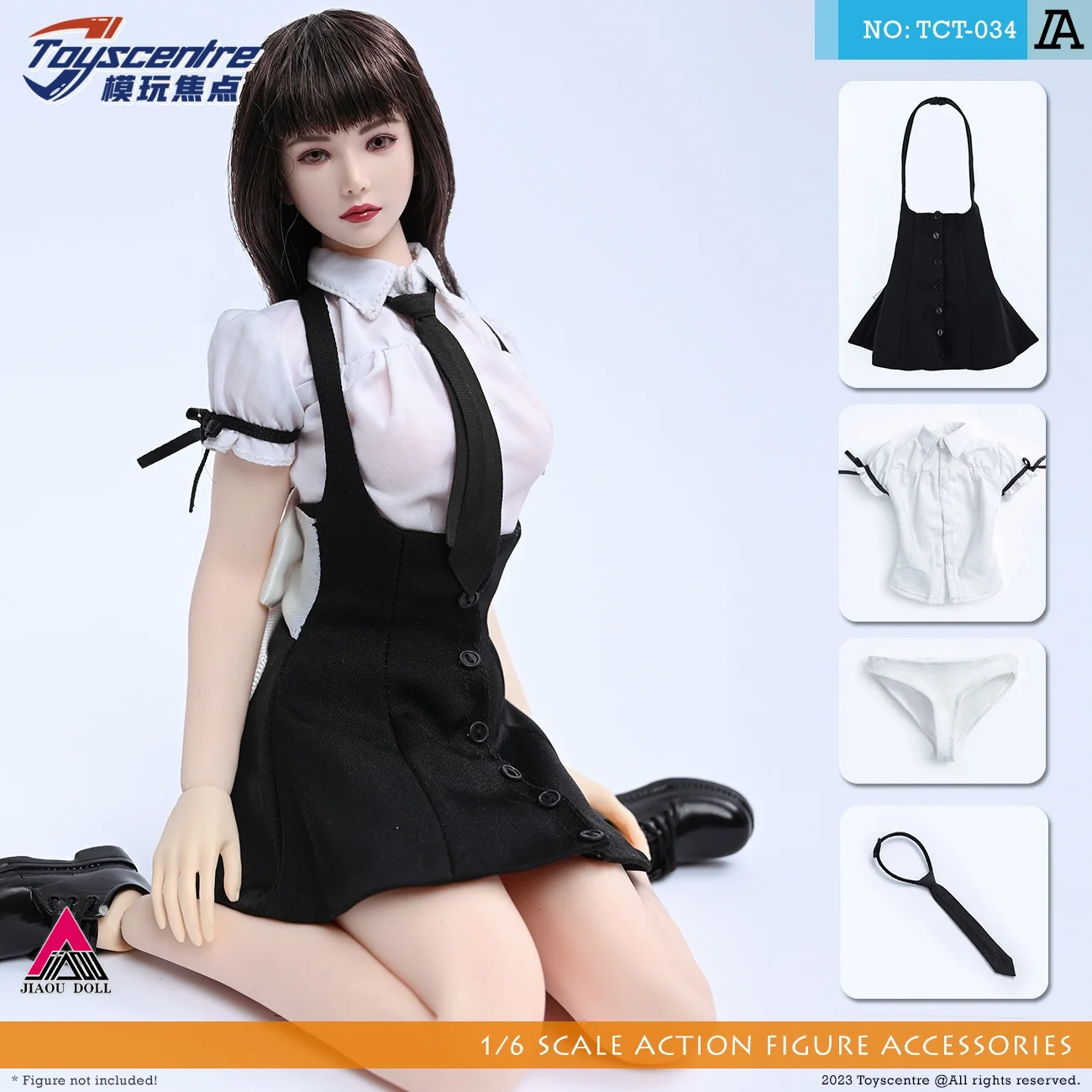Toyscentre TCT-034 1/6 Scale School Girl Skirt Puff Sleeves Shirt Clothes Model Fit 12'' Female Soldier Action Figure Body Dolls
Toyscentre TCT-034 1/6 Scale School Girl Skirt Puff Sleeves Shirt Clothes Model Fit 12'' Female Soldier Action Figure Body Dolls