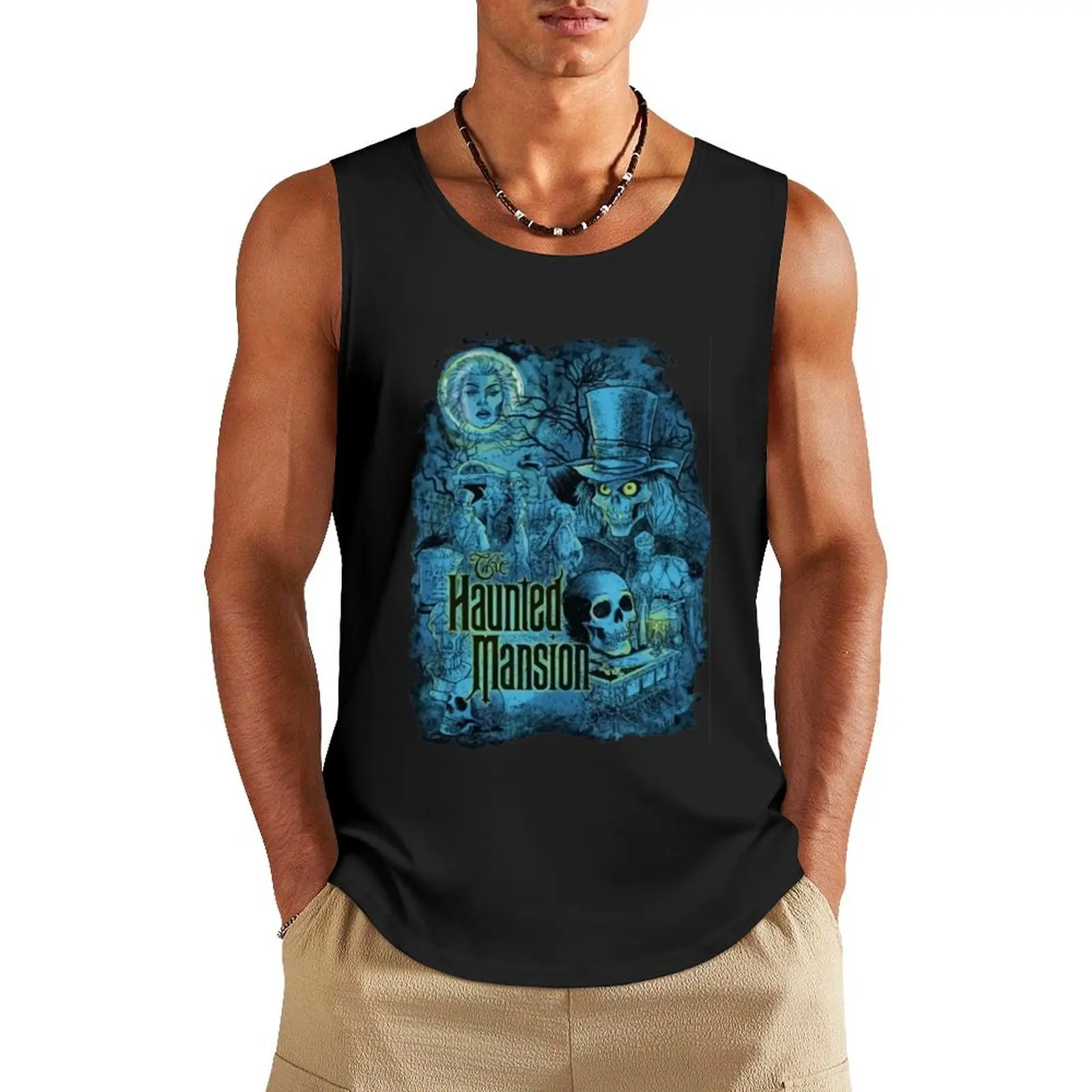 Haunted Mansion T-ShirtThe Haunted Mansion Tank Top Men's summer vest singlet for men T-shirt men
Haunted Mansion T-ShirtThe Haunted Mansion Tank Top Men's summer vest singlet for men T-shirt men
