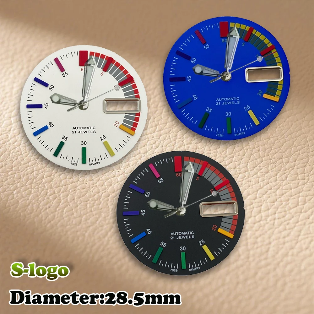 5 S Logo 28.5mm Color nail Dial Suitable For NH36 Movement No Luminous High Quality Watch Modification Accessories
5 S Logo 28.5mm Color nail Dial Suitable For NH36 Movement No Luminous High Quality Watch Modification Accessories