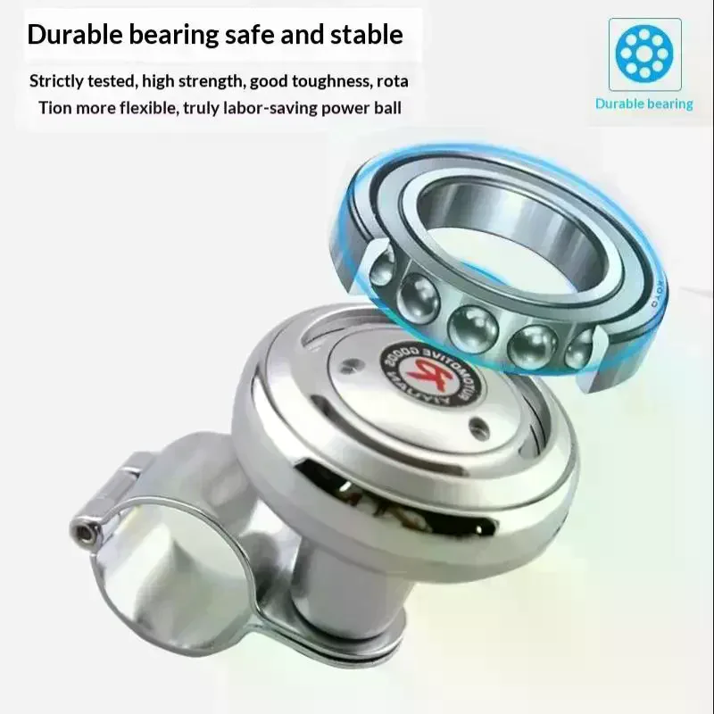Car Steering Wheel Booster Ball Turning Spinner Knob Bearing Power Handle Rotating Universal Auto Accessories Labor Saving Kit
Car Steering Wheel Booster Ball Turning Spinner Knob Bearing Power Handle Rotating Universal Auto Accessories Labor Saving Kit