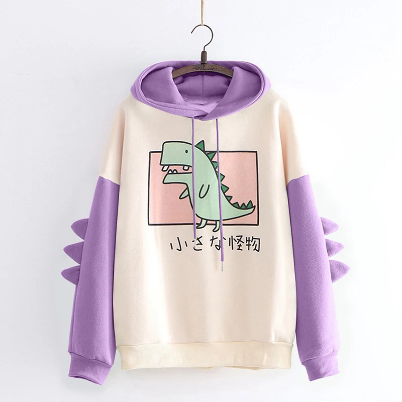 Casual Dinosaur Print Hoodies Women Cute Purple Sweatshirt Pullovers Tops Harajuku Hooded Girls Female Teens Hooded Clothes Red
Casual Dinosaur Print Hoodies Women Cute Purple Sweatshirt Pullovers Tops Harajuku Hooded Girls Female Teens Hooded Clothes Red