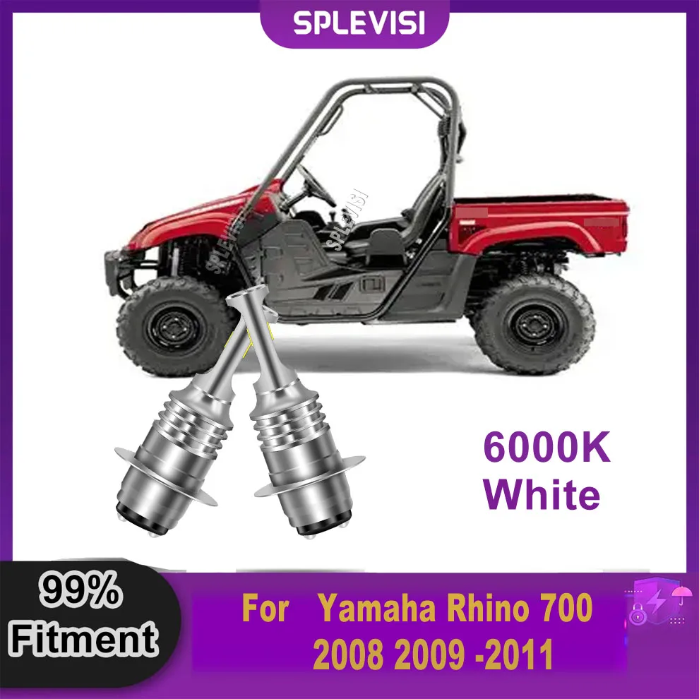 8000LM/Pair 6000K White H6 Replacement Headlamp Moto LED Bulb Stable Visibility For Yamaha Rhino 700 2008 2009 2010 2011
8000LM/Pair 6000K White H6 Replacement Headlamp Moto LED Bulb Stable Visibility For Yamaha Rhino 700 2008 2009 2010 2011