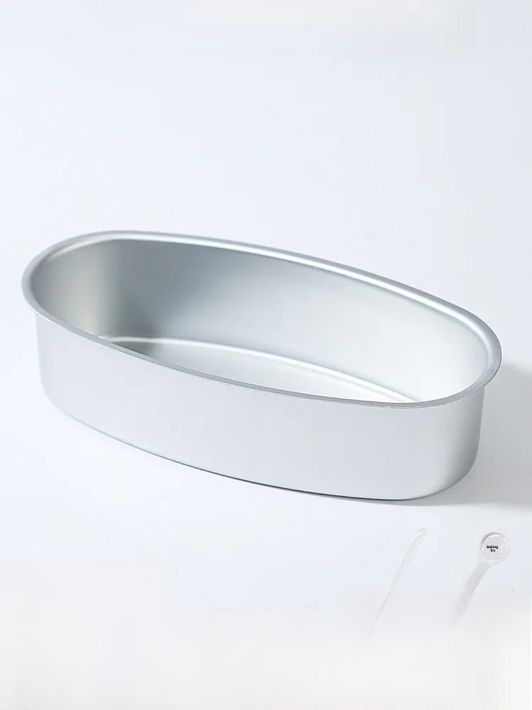 Большая коммерческая форма для выпечки из анодированного алюминиевого сплава без покрытия, овальная, для домашнего и коммерческого использования, для чизкейков
Большая коммерческая форма для выпечки из анодированного алюминиевого сплава без покрытия, овальная, для домашнего и коммерческого использования, для чизкейков