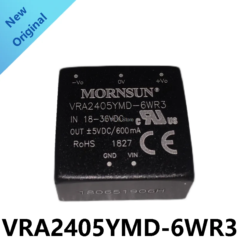 VRA2405YMD-6WR3 wide voltage 18-36V input to positive and negative 5V regulated dual output DC-DC power module
VRA2405YMD-6WR3 wide voltage 18-36V input to positive and negative 5V regulated dual output DC-DC power module