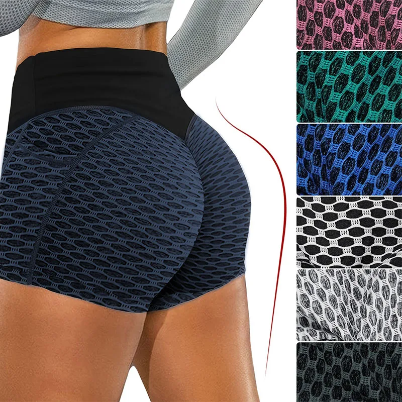Women's Solid Color Sports Shorts High Waist Lift Butt Gym Shorts Elastic With Pockets Yoga Short Running And Training Sportwear
Women's Solid Color Sports Shorts High Waist Lift Butt Gym Shorts Elastic With Pockets Yoga Short Running And Training Sportwear