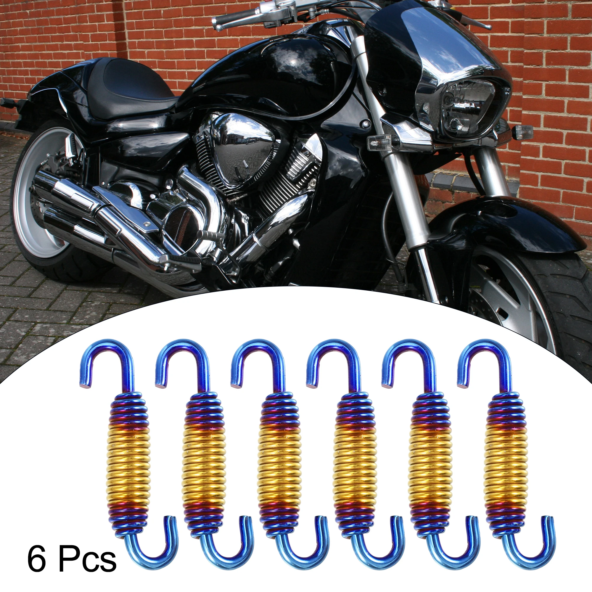Motoforti 2Pcs 4Pcs 6Pcs 58mm 2.28" Motorcycle Muffler Exhaust Pipe Spring Universal Gold Tone Silver Tone
Motoforti 2Pcs 4Pcs 6Pcs 58mm 2.28" Motorcycle Muffler Exhaust Pipe Spring Universal Gold Tone Silver Tone