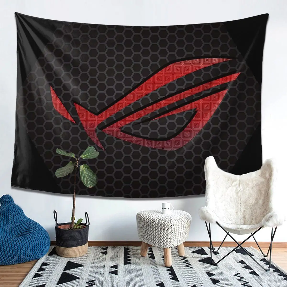 Asus Rog Future Hexagon Tapestry Decoration Art Aesthetic Tapestries for Living Room Bedroom Home Wall Cloth Wall Hanging
Asus Rog Future Hexagon Tapestry Decoration Art Aesthetic Tapestries for Living Room Bedroom Home Wall Cloth Wall Hanging