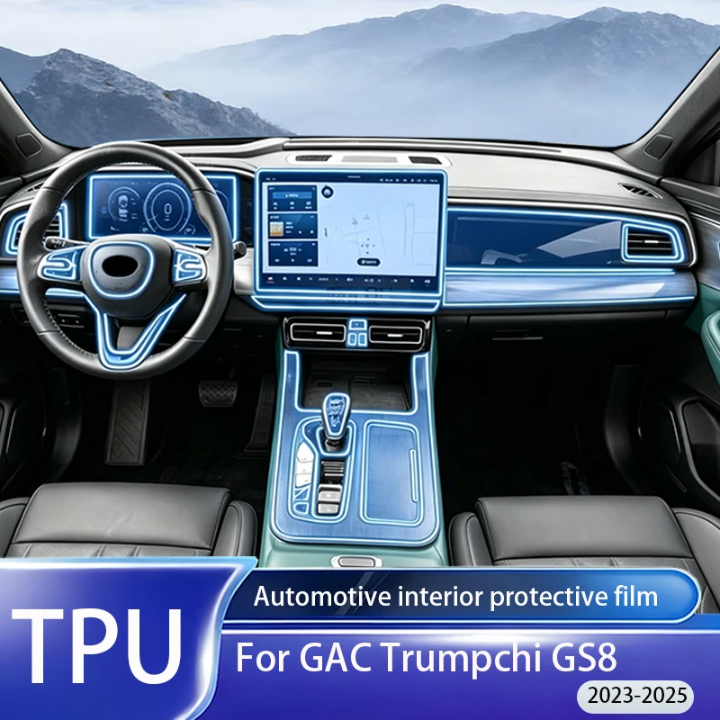 Fit for GAC Trumpchi GS8 2023-2025 Clear TPU PPF Anti Scratch Center Console Gear Navigation Panel Interior Protective Sticker K
Fit for GAC Trumpchi GS8 2023-2025 Clear TPU PPF Anti Scratch Center Console Gear Navigation Panel Interior Protective Sticker K