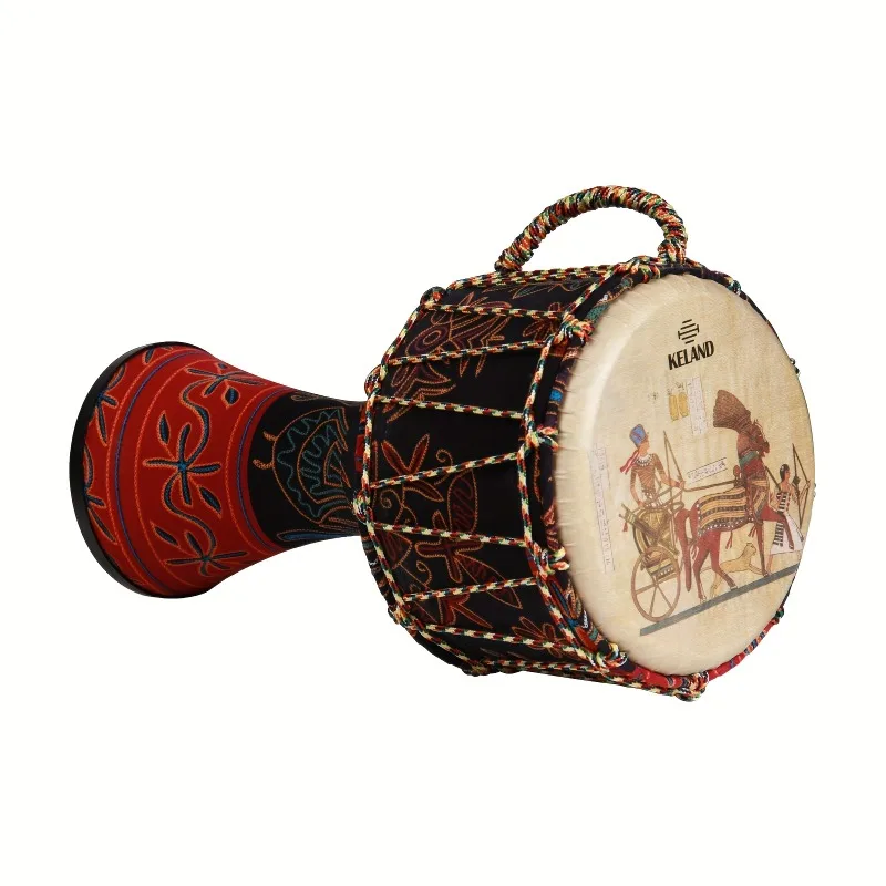 8.5-Inch Modern Djembe Drum - Professional Hand Percussion Instrument with Vibrant Egyptian Mural Design, Red ABS Resin
8.5-Inch Modern Djembe Drum - Professional Hand Percussion Instrument with Vibrant Egyptian Mural Design, Red ABS Resin