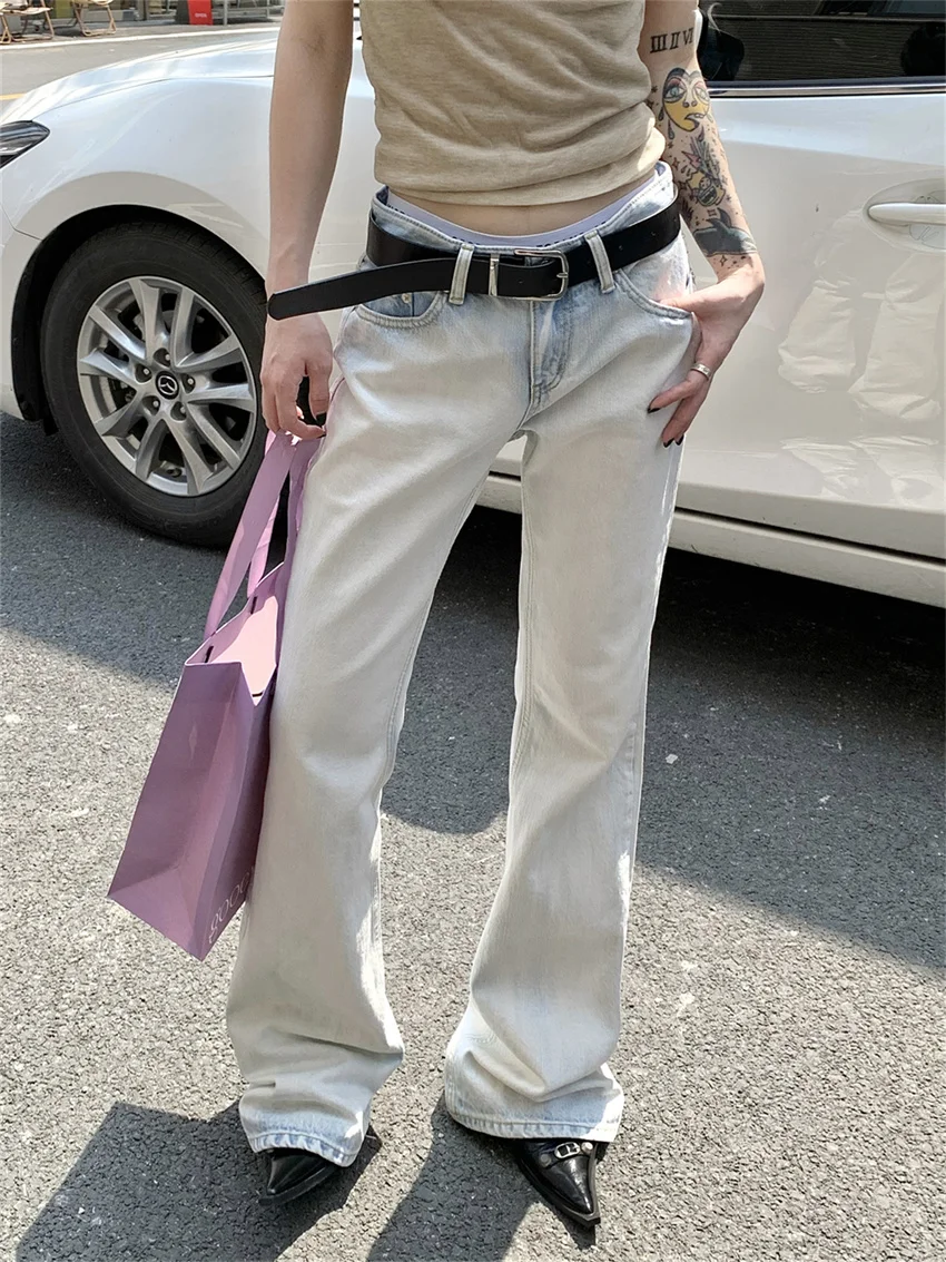 Alien Kitty Work Wear Jeans Women Low Waist Slim Autumn Daily Without Belt Office Lady Streetwear All Match Denim Flare Pants
Alien Kitty Work Wear Jeans Women Low Waist Slim Autumn Daily Without Belt Office Lady Streetwear All Match Denim Flare Pants