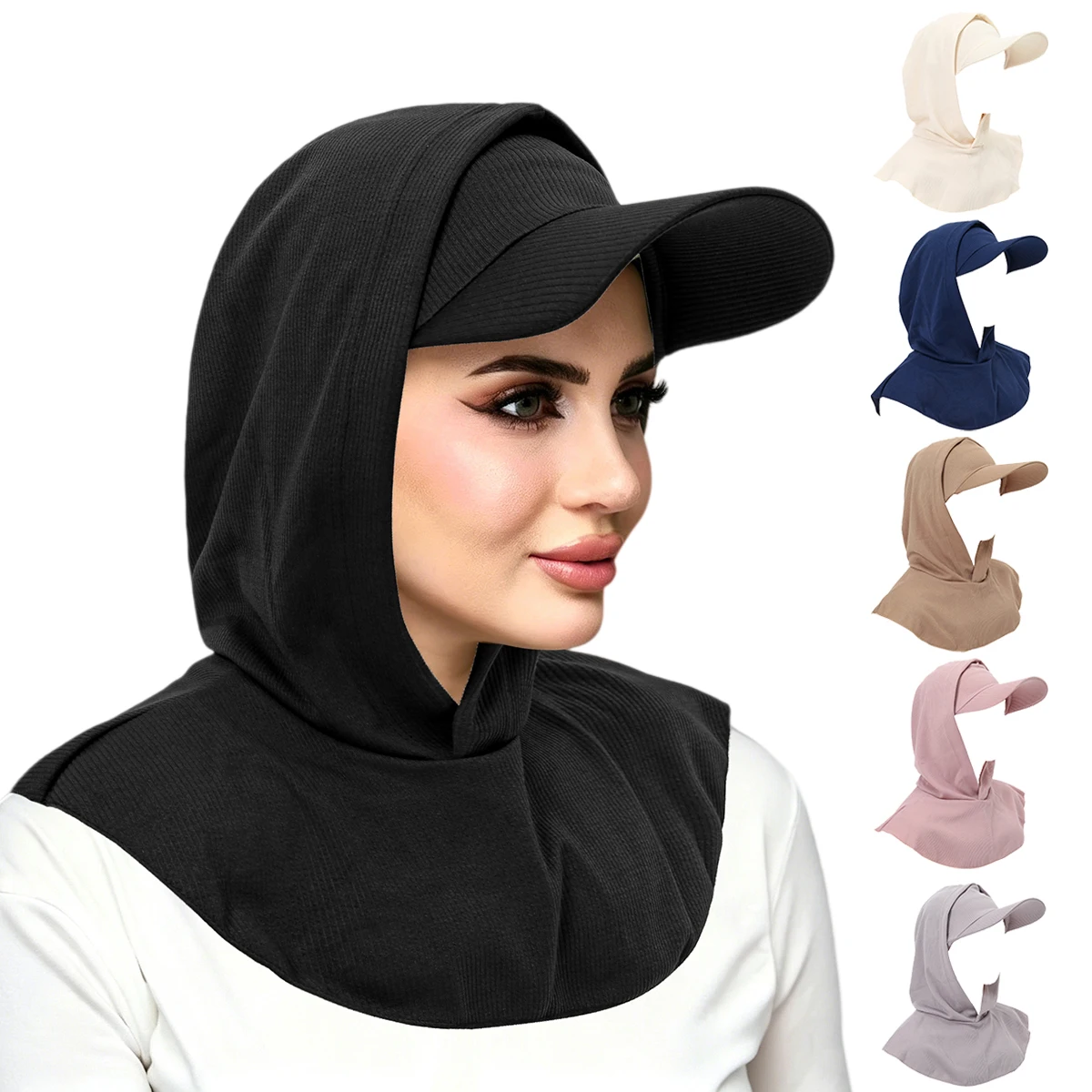2026 New Instant Hijab Muslim Women Bonnet Headscarf Visor Hat Wide Brim Turban Islam Head Neck Cover Pull On Head Wrap
2026 New Instant Hijab Muslim Women Bonnet Headscarf Visor Hat Wide Brim Turban Islam Head Neck Cover Pull On Head Wrap
