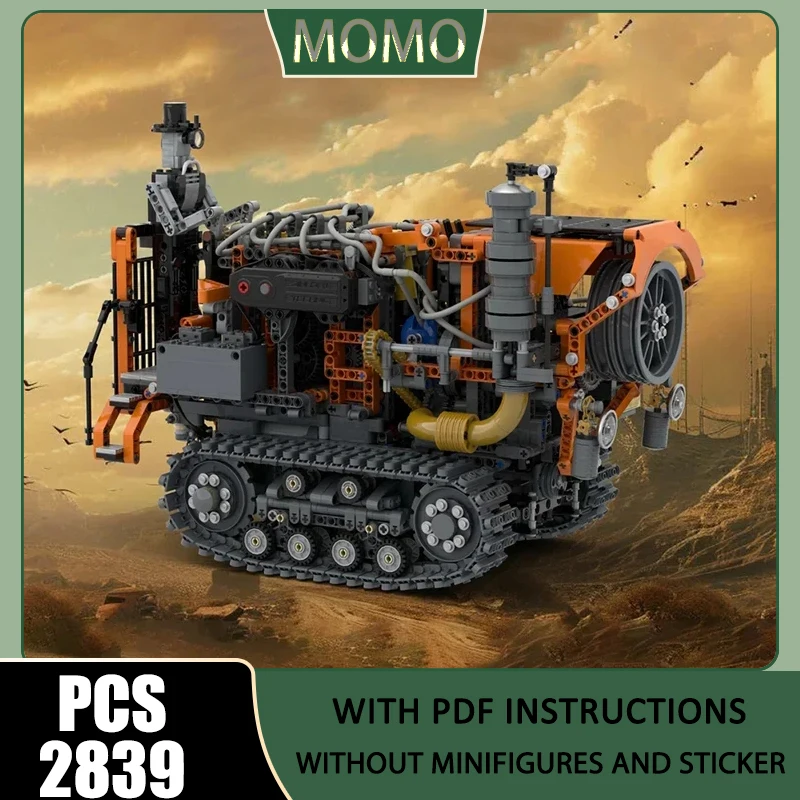 Moc Building Blocks Steampunk Caterpillar Tractor Model Technology Bricks Engineering Vehicle DIY Assembly Toy Construstion Gift
Moc Building Blocks Steampunk Caterpillar Tractor Model Technology Bricks Engineering Vehicle DIY Assembly Toy Construstion Gift